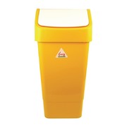 Poubelle à couvercle battant SYR jaune