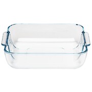 Photo 1 matériel référence GD029: Plat carré en verre Pyrex 210mm