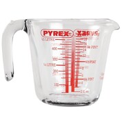 Photo 1 matériel référence P586: Mesure en verre graduée pyrex 500ml