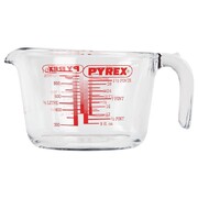 Photo 1 matériel référence P587: Mesure en verre graduée pyrex 1l