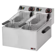 Photo 1 matériel référence RED10747: Friteuse électrique double pour les poissons 0,43 kW/l, 8+8 l TOP 230 V - FE 88