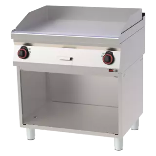 photo 1 plaque de cuisson 80x51 électrique lisse avec soubassement 400 v - fth 70/80 e