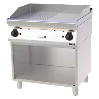 photo 1 plaque de cuisson 80x51 à gaz combinée avec soubassement - fthr 70/80 g