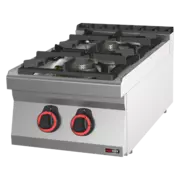 Photo 1 matériel référence RED110093: Fourneau à gaz 2x brûleur sans soubassement - SP 70/04 G