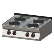 Photo 1 matériel référence RED110094: Fourneau électrique 4x feu sans soubassement 400 V - SP 70/08 E