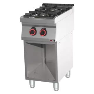 photo 1 fourneau à gaz 2x brûleur avec soubassement - sp 70/40 g