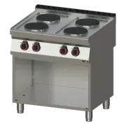 Photo 1 matériel référence RED110100: Fourneau électrique 4x feu avec soubassement 400 V - SP 70/80 E