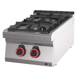 photo 1 fourneau à gaz 2x brûleur eco sans soubassement - spb 70/04 g