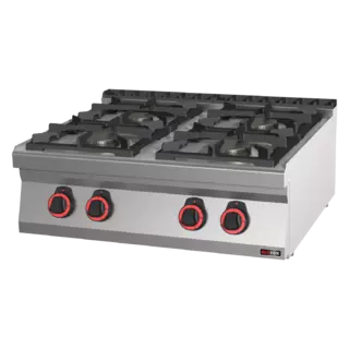 photo 1 fourneau à gaz 4x brûleur eco sans soubassement - spb 70/08 g