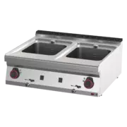 Photo 1 matériel référence RED110123: Cuiseur à pâtes électrique 16 + 16 l sans soubassement 400 V - VT 70/08 E