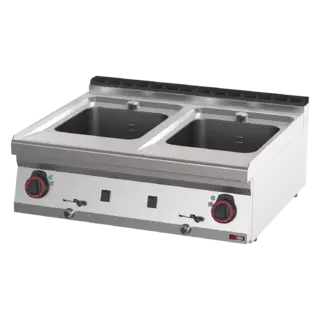 photo 1 cuiseur à pâtes électrique 16 + 16 l sans soubassement 400 v - vt 70/08 e