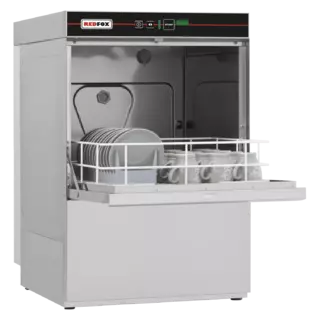 photo 1 lave-verre frontal simple paroi avec pompe de vidange 39x39 - 230 v - qqi 42 p