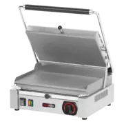 Photo 1 matériel référence RED11370: Panini Grill électrique lisse, plaque supérieure lisse 37x24 230 V - PM 2015 LL