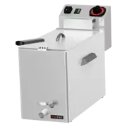 Photo 1 matériel référence RED11371: Friteuse électrique pour les poissons  0,43 kW/l, 8 l TOP avec robinet de vidange 230 V - FE 08 V