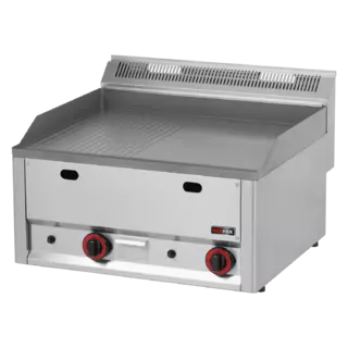 photo 1 plaque de cuisson 65x48 à gaz nervurée sans soubassement - fthr 60 gl