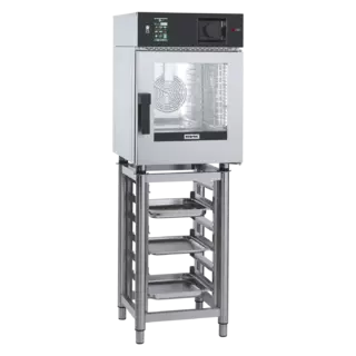 photo 1 four à convection mini électrique 6x gn 1/1 lavage automatique, à injection, panneau de commande tactile 5´´ 400 v - msdbd 0611 e