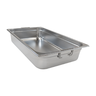 photo 1 bac gastronorme gn 1/1 - 100 poignées escamontables en inox - gn 1/1-100 u