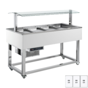 Photo 1 matériel référence RED12107: Buffet à froid positif GN 3-1/1 RAL - ES GREEN+ 3R
