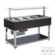 Photo 1 matériel référence RED12108: Buffet à froid positif GN 3-1/1 Wenge - ES GREEN+ 3W