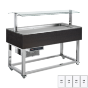 Photo 1 matériel référence RED12120: Buffet à froid positif GN 4-1/1 Wenge - ES LIME+ 4W