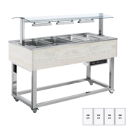 Photo 1 matériel référence RED12163: Buffet chauffé, à eau GN 4-1/1 Hemlock - ES RED+ 4H