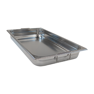 photo 1 bac gastronorme gn 1/1 - 65 poignées escamontables en inox - gn 1/1-65 u