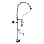 Photo 1 matériel référence RED12278: Douchette de plan de travail avec bras et robinet à levier - DOC 6+