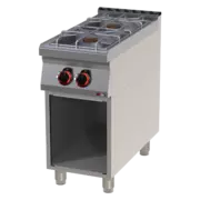 Photo 1 matériel référence RED12303: Fourneau à gaz 2x brûleur avec soubassement - SP 90/40 G