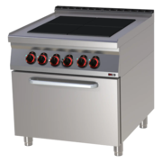 Photo 1 matériel référence RED12307: Fourneau électrique avec four à air chaud - SPLT 90/80 11 E