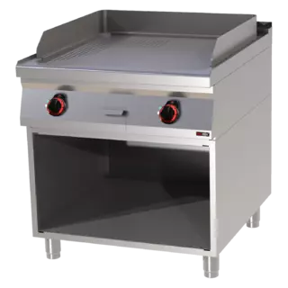 photo 1 plaque de cuisson 71x65 électrique combinée avec soubassement 400 v - fthr 90/80 e