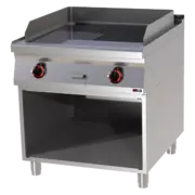 Photo 1 matériel référence RED12404: Plaque de cuisson 71x65 électrique chromée combinée avec soubassement - FTHRC 90/80 E