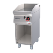 Photo 1 matériel référence RED12412: Plaque de cuisson 40x51 à gaz chromée lisse avec soubassement - FTHC 70/40 G