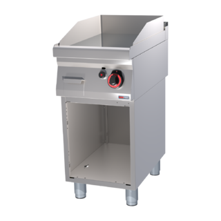 photo 1 plaque de cuisson 40x51 à gaz chromée lisse avec soubassement - fthc 70/40 g