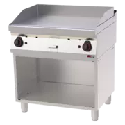 Photo 1 matériel référence RED12414: Plaque de cuisson 80x51 à gaz chromée lisse avec soubassement - FTHC 70/80 G
