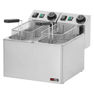 photo 1 friteuse électrique double 0,42 kw/l, 5+5 l top 230 v - fe 44 e