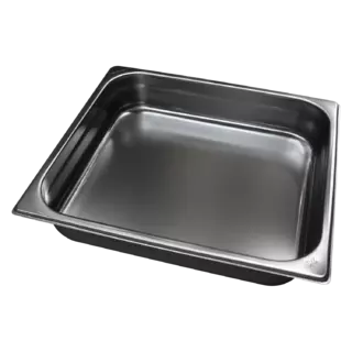 photo 1 bac gastronorme gn 2/1 - 150 poignées escamontables en inox - gn 2/1-150 u