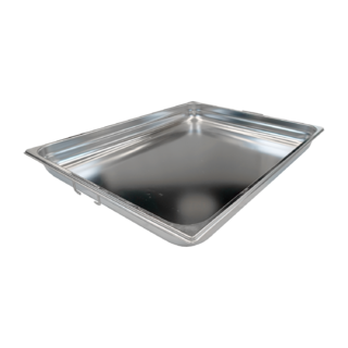 photo 1 bac gastronorme gn 2/1 - 65 poignées escamontables en inox - gn 2/1-65 u