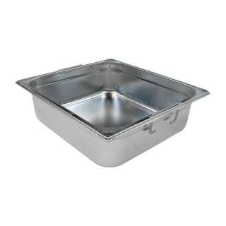 photo 1 bac gastronorme gn 2/3 - 100 poignées escamontables en inox - gn 2/3-100 u