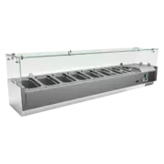 Photo 1 matériel référence RED13359: Vitrine refrigerée de comptoir 7x GN 1/4 - MCH 4160