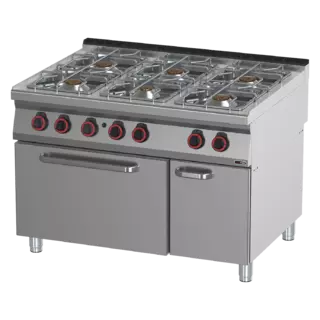 photo 1 fourneau à gaz avec four 2/1 - spt 90/120-21 g