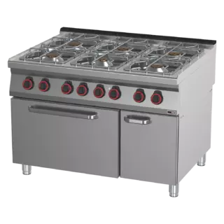 photo 1 fourneau à gaz avec four électrique 2/1 - spt 90/120-21 ge