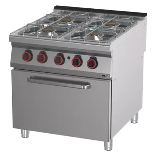 photo 1 fourneau à gaz avec four 2/1 - spt 90/80 21 g