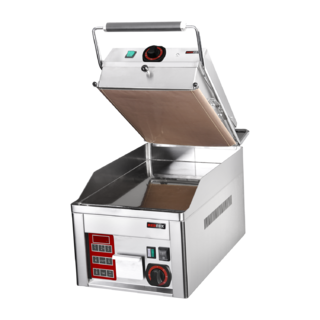 photo 1 steak gril électrique avec un minuteur numérique et plaque de contact supérieure 32x48 top - fthc 30 ed + kd 30 t