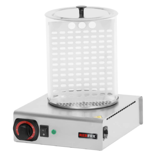 photo 1 hot dog manchon en verre + panier - hd n / k