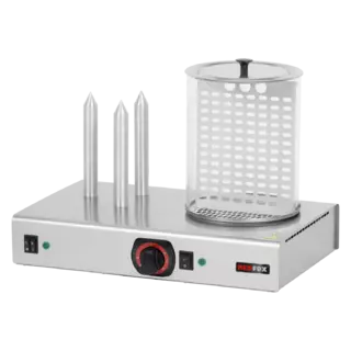 photo 1 hot dog 3 plots avec panier et manchon en verre - hd 03 n