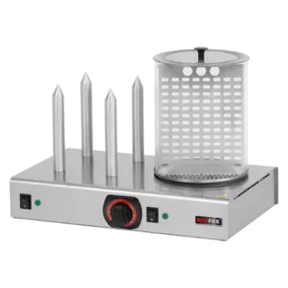 photo 1 hot dog 4 plots avec manchon en verre - hd 04 n