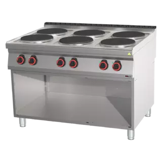 photo 1 fourneau électrique 6 feux - sp 90/120 e