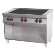 Photo 1 matériel référence RED14653: Fourneau électrique avec 6 coup de feu  avec soubassement - SPL 70/120 E