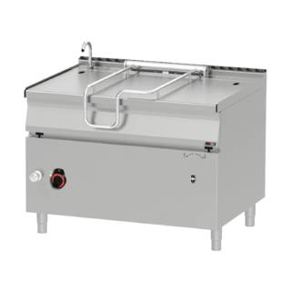 photo 1 sauteuse basculante automatique électrique 120 l fond en acier - brm 90/120 e