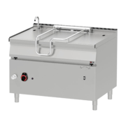 Photo 1 matériel référence RED15033: Sauteuse basculante automatique à gaz 120 l fond en acier - BRM 90/120 G